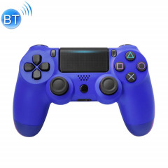 Manette de jeu Bluetooth sans fil avec lampe pour PS4, version américaine (bleu)
