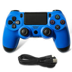 Pour manette de jeu filaire PS4 (bleu)