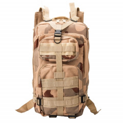 INDEPMAN DL-B002A Mode Camouflage Style Hommes Oxford Tissu Sac À Dos Épaules Sac 25L En Plein Air Randonnée Camping Sac De Voyage Paquet 3P avec Épaulière MOLLE & IND Élargie & Bandoulière Réglable,