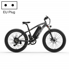  Gogouseat GF600 48V 13AH 1000W Transmission Vélo électrique avec pneus de 26 pouces, prise EU (gris noir)