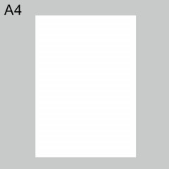 Papier d'imprimante auto-adhésif A4 500 PCS (blanc)