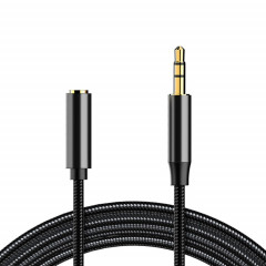 A13 Câble d'extension audio femelle de 3,5 mm à 3,5 mm, longueur de câble: 1,5 m (noir)