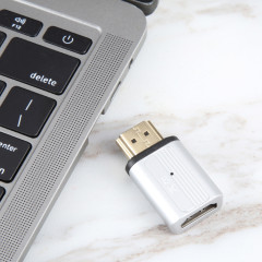 Adaptateur HDMI femelle vers DP mâle 8K 60 Hz (argent)