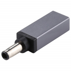 Connecteur adaptateur mâle PD 18.5V-20V 5.5x1.0mm (gris argenté)