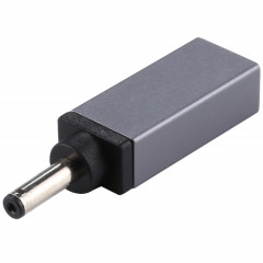 Connecteur adaptateur mâle PD 19V 4.0x1.35mm (gris argenté)