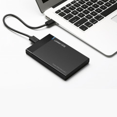 UGREEN US221 Boîtier HDD 2.5 pouces SATA vers USB 3.0 SSD Adaptateur Disque dur Boîtier Disque dur externe, Support UASP Protocol, Câble USB amovible