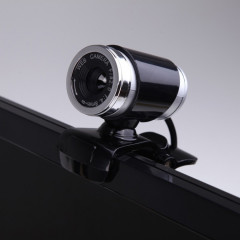 Webcam HXSJ A860 30 ips 12 mégapixels 480P HD pour ordinateur de bureau / ordinateur portable, avec microphone absorbant le son de 10 m, longueur: 1,4 m (noir)