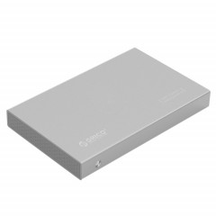 ORICO 2518S3 USB3.0 externe disque dur boîte de rangement pour 7mm et 9.5mm 2.5 pouces SATA HDD / SSD (argent)