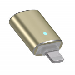 Adaptateur OTG 8 broches (or)