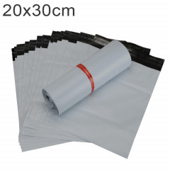 100 PCS / Rouleau Épais Sac D'emballage Express Sac Sac En Plastique Imperméable, Taille: 20x30cm (Argent)