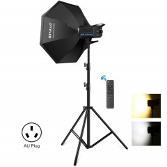 PULUZ 150W 3200K-5600K Photo studio strobe flash Light Kit avec Softbox Reflector & Trépied (Plug AU)