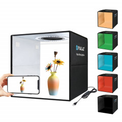 Puluz 30cm pliante haute 97 cri sonnerie photo lumière Studio Studio Shooting Tente Boîte boîte avec 6 couleurs - Blanc, Orange, Rouge, Vert, Bleu), Taille du feu: 30cm x 30cm x 30cm (noir)