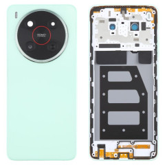 Cache arrière de batterie en plastique pour ZTE Blade V70 Max avec cadre central et cache d'objectif d'appareil photo (vert)