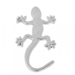 Insignes chromés de style gecko (argent)