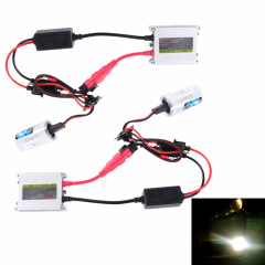 DC12V 35W 2x H3 Slim HID Xenon Light, Lampe à décharge haute intensité, Température de couleur: 6000K