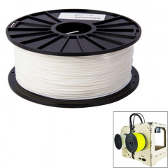 Filaments d'imprimante 3D couleur série ABS 1,75 mm, environ 395 m (blanc)