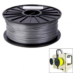 Filaments d'imprimante 3D couleur série ABS de 3,0 mm, environ 135 m (argent)