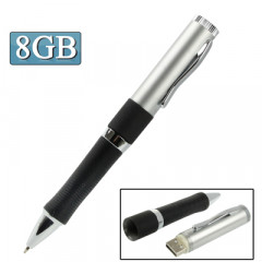 2 en 1 stylo flash USB style stylo, noir (8 Go)