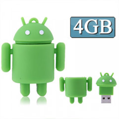 Disque flash USB style robot 4 Go (vert)