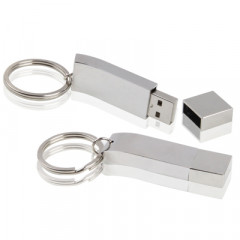 Métallique sur le style de la clé USB 2.0 Flash Disk (2 Go)