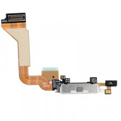 iPartsAcheter pour iPhone 4 câble de câble de chargeur de connecteur de queue d'origine (blanc)