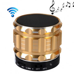 S28 Enceinte portable stéréo Bluetooth avec fonction mains libres (or)