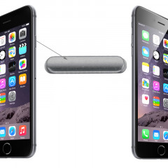 iPartsBuy bouton d'alimentation d'origine pour iPhone 6 et 6 Plus (gris)