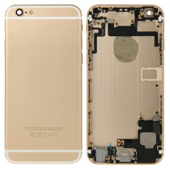 iPartsBuy pour iPhone 6 couvercle du boîtier complet (or)