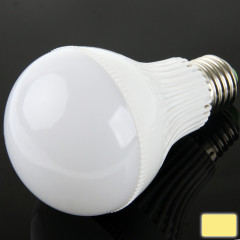 Ampoule E27 7W boule raide, 25 LED SMD 2835, lumière blanche chaude, AC 220V