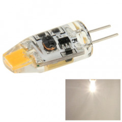 G4 1W Sapphire SMD LED ampoule de projecteur en cristal léger, lustre, lumière blanche chaude, AC / DC 12-20V