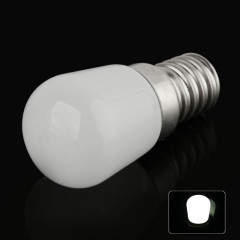 E14 2W Ball Ampoule raide, 100LM, 6000-6500K lumière blanche, AC 100-240V