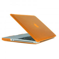 Étui de protection en cristal dur pour Macbook Pro 15,4 pouces (Orange)