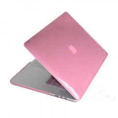 Étui de protection en cristal dur pour Macbook Pro Retina 15,4 pouces (rose)