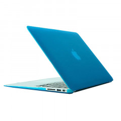 Boîtier de protection en plastique dur givré pour Macbook Air 13,3 pouces (A1369 / A1466) (Bleu bébé)