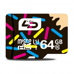 Carte mémoire LD 64 Go haute vitesse de classe 10 TF / Micro SDXC UHS-1 (U1)