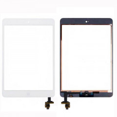 Écran tactile en verre de numériseur + Puce IC + Assemblage de contrôle flexible pour iPad mini et iPad mini 2 (Blanc)