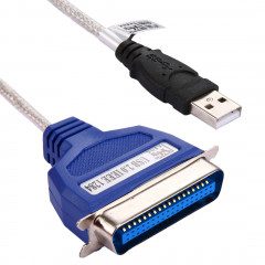 Câble adaptateur d'imprimante haute qualité USB 2.0 à parallèle 1284 36 broches, longueur de câble: environ 1 m (vert)