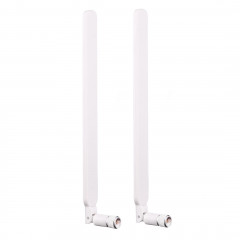 2 PCS B593 5dBi SMA Mâle 4G LTE Routeur Antenne (Blanc)