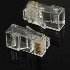 Fiche modulaire connecteur RJ45, 1000 pcs par sac, qualité normale