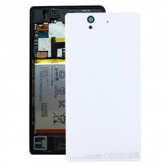 Couverture arrière de batterie de rechange en aluminium pour Sony Xperia Z / L36h (blanc)