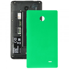 Pour Nokia X couvercle de batterie en plastique d'origine + bouton latéral (vert)