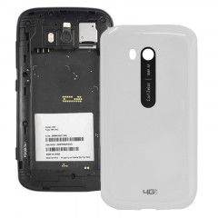 Surface lisse en plastique couvercle du boîtier arrière pour Nokia Lumia 822 (blanc)