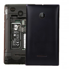 Couverture arrière de batterie couleur unie pour Microsoft Lumia 532 (Noir)