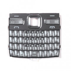 iPartsBuy Téléphone Mobile Claviers Remplacement du logement avec des boutons de menu / touches de presse pour Nokia E72 (Argent)