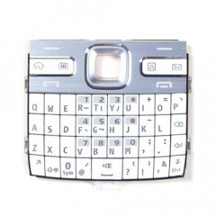 iPartsBuy Mobile Claviers Téléphone remplacement du logement avec des boutons de menu / touches de presse pour Nokia E72 (blanc)