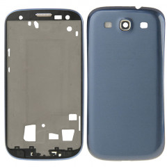 iPartsBuy pleine couverture de la plaque frontale pour Samsung Galaxy SIII LTE / i9305 (bleu)