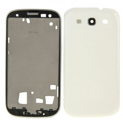 iPartsBuy pleine couverture de plaque frontale pour Samsung Galaxy SIII LTE / i9305 (blanc)