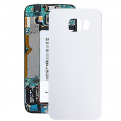 iPartsAcheter pour Samsung Galaxy S6 bord / G925 couvercle arrière de la batterie (blanc)