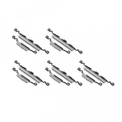 Bouton d'alimentation iPartsBuy et bouton de contrôle du volume pour Samsung Galaxy SIII mini / i8190, 5 paires (argent)