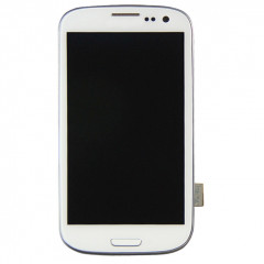 iPartsAcheter pour Samsung Galaxy SIII LTE / i9305 Original Écran LCD + Écran Tactile Digitizer Assemblée avec Cadre (Blanc)